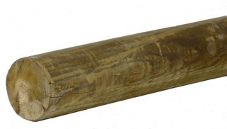 Dřevěná kulatina - sněhová zábrana - 3.m x 12.cm