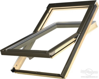 DŘEVĚNÉ střešní okno 3B OPTI v rozměru 78x140 včetně lemování do profilované krytiny - betonové tašky nebo do ploché krytiny - šindel ,falcovaná krytina atd.Varianta-Kyvné okno .Přípustný úhel sklonu střechy 15 ° - 90 °